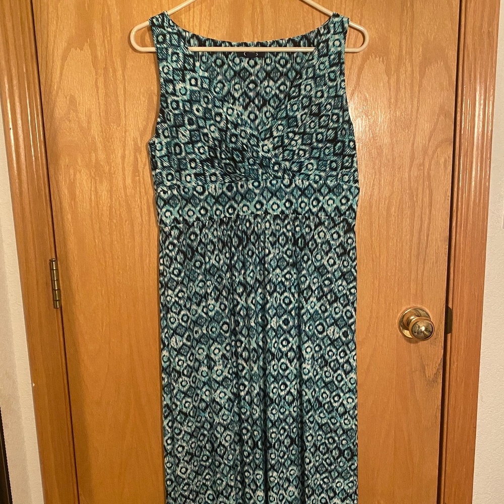 Semi Formal Long Blue Dress